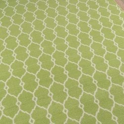 Alternative view of Momeni Baja BAJ-2 Green Area Rug