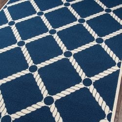 Alternative view of Momeni Baja BAJ15 Navy Area Rug