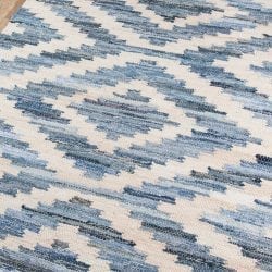 Alternative view of Momeni California CAL-2 Blue Area Rug