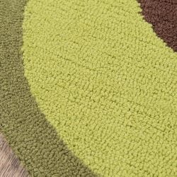 Alternative view of Momeni Cucina CNA-5 Green Area Rug
