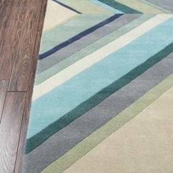 Alternative view of Momeni Delmar DEL-5 Blue Area Rug