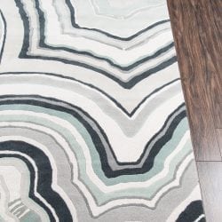 Alternative view of Momeni Delmar DEL10 Blue Area Rug