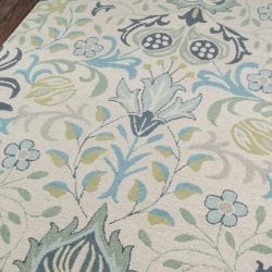 Alternative view of Momeni Newport NP-12 Blue Area Rug