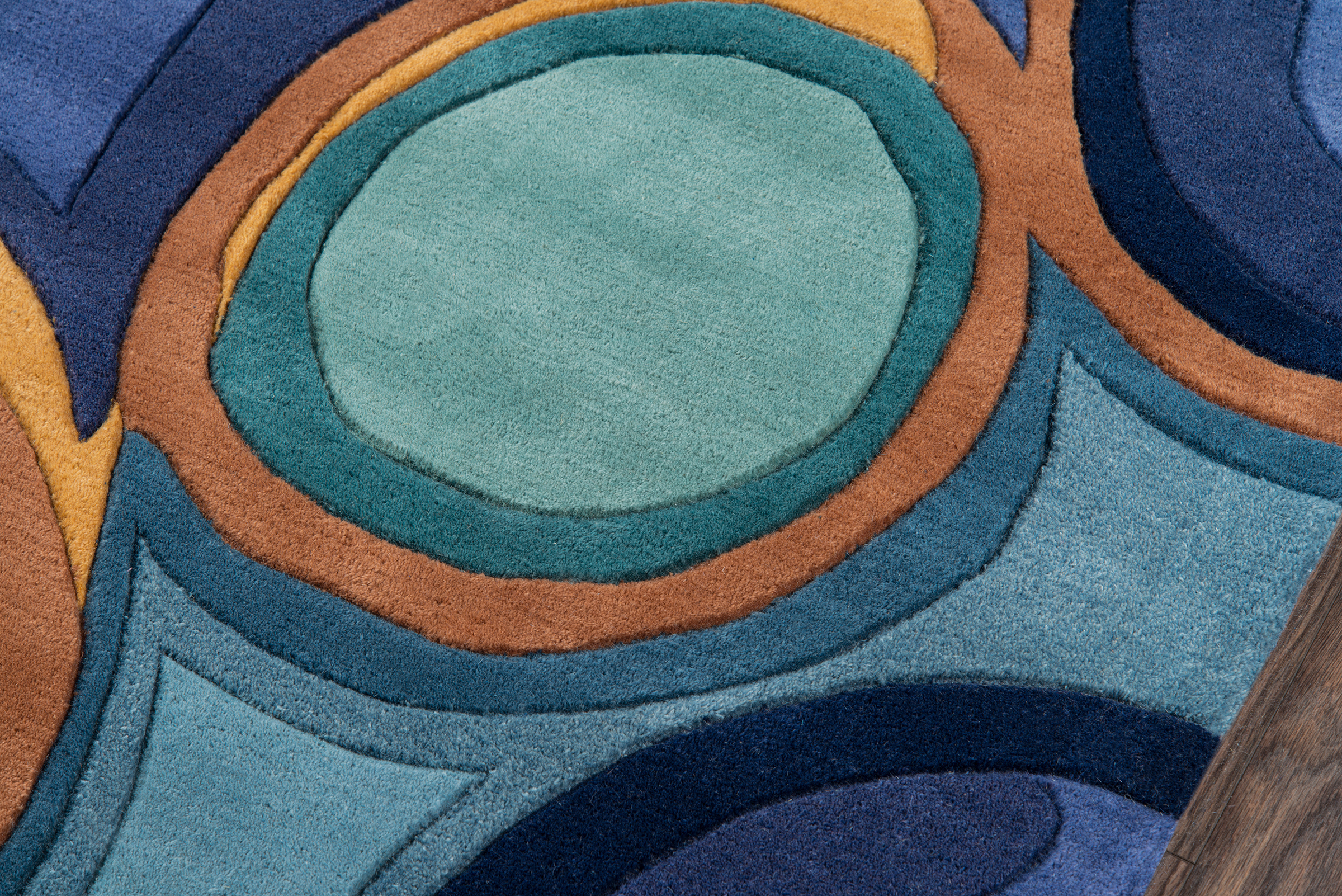 Momeni New Wave NW133 Blue Area Rug - Image 3