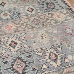 Alternative view of Momeni Nomad NOM-1 Blue Area Rug