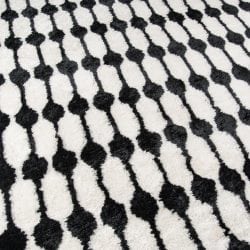 Alternative view of Momeni Retro RET-4 Black Area Rug