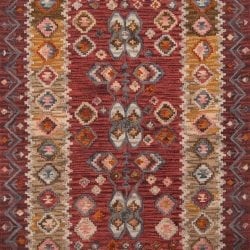 Momeni Tangier TAN-1 Red Area Rug