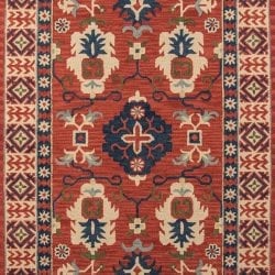 Momeni Tangier TAN-3 Red Area Rug