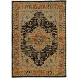 Oriental Weavers ANDORRA 7138b Gold Area Rug