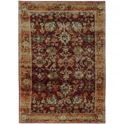 Oriental Weavers ANDORRA 7154a Red Area Rug