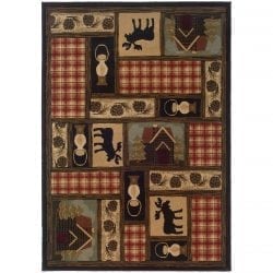 Oriental Weavers HUDSON 1067a Brown Area Rug
