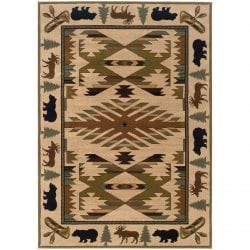 Oriental Weavers HUDSON 1072a Ivory Area Rug