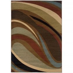 Oriental Weavers HUDSON 2666f Brown Area Rug