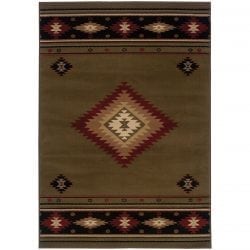 Oriental Weavers HUDSON 87j Green Area Rug