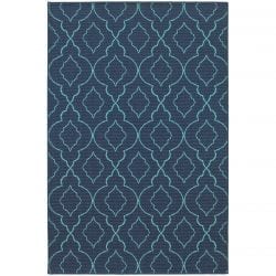 Oriental Weavers MERIDIAN 7541b Navy Area Rug