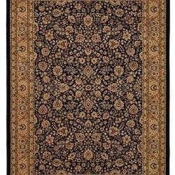Fovama Greenville 1-1012-90 Black Area Rug