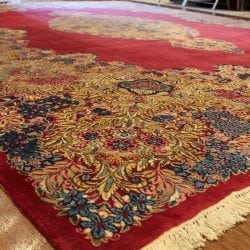 Alternative view of One Of a Kind Rugs FOV1253 Kerman Area Rug FOV1253