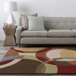 Surya Forum FM-7108 Brick Red Area Rug