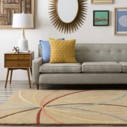 Surya Forum FM-7140 Aqua Area Rug