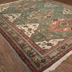 Alternative view of One Of a Kind Rugs FOV2176 Ardebil Area Rug