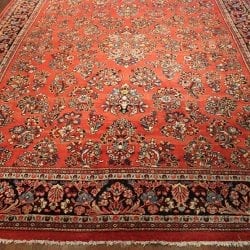 One Of a Kind Rugs FOV2905 Semi Antique Sarough Area Rug