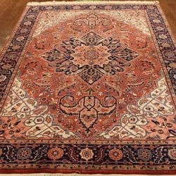 One Of a Kind Rugs FOV3277 Heriz Area Rug
