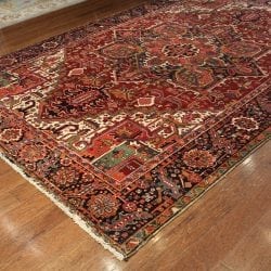 Alternative view of One Of a Kind Rugs FOV5357 Semi Antique Heriz Area Rug