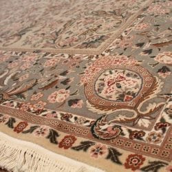Alternative view of One Of a Kind Rugs FOV6346 Qum Area Rug