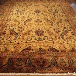 One Of a Kind Rugs FOV6873 Kashan Area Rug
