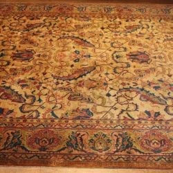 Alternative view of One Of a Kind Rugs FOV6873 Kashan Area Rug