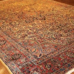 Alternative view of One Of a Kind Rugs FOV8357 Antique Sarough Area Rug