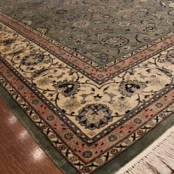 Alternative view of One Of a Kind Rugs FOV8599 Kashan Area Rug
