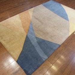 Alternative view of One Of a Kind Rugs FOV10895 Modern Area Rug