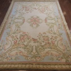 One Of a Kind Rugs FOV11106 Aubusson Area Rug