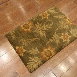 Alternative view of One Of a Kind Rugs FOV11156 Tibetan Area Rug