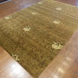Alternative view of One Of a Kind Rugs FOV11180 Tibetan Area Rug