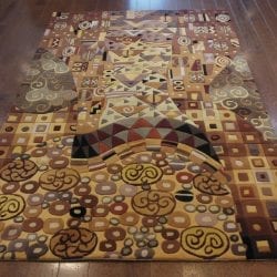 One Of a Kind Rugs FOV13077 Modern Area Rug