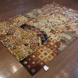 Alternative view of One Of a Kind Rugs FOV13077 Modern Area Rug