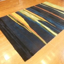 Alternative view of One Of a Kind Rugs FOV13078 Modern Area Rug
