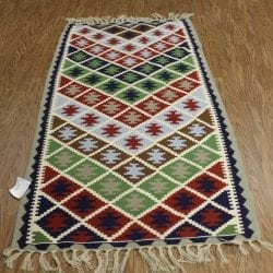 One Of a Kind Rugs FOV1318 Kilim Area Rug