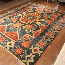 Alternative view of One Of a Kind Rugs FOV13856 Turkish Area Rug