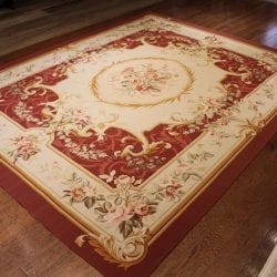 Alternative view of One Of a Kind Rugs FOV13857 Aubusson Area Rug
