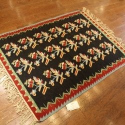 Alternative view of One Of a Kind Rugs FOV13887 Kilim Area Rug