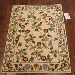 One Of a Kind Rugs FOV13888 Needlepoint Area Rug