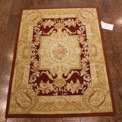 One Of a Kind Rugs FOV13889 Needlepoint Area Rug