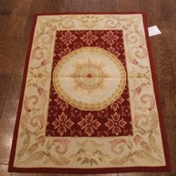 One Of a Kind Rugs FOV13890 Needlepoint Area Rug