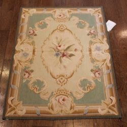 One Of a Kind Rugs FOV13891 Needlepoint Area Rug