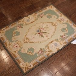 Alternative view of One Of a Kind Rugs FOV13891 Needlepoint Area Rug