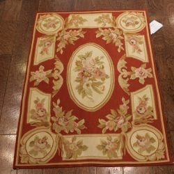 One Of a Kind Rugs FOV13893 Needlepoint Area Rug
