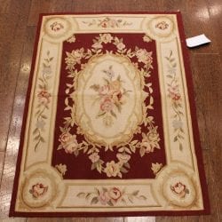One Of a Kind Rugs FOV13895 Needlepoint Area Rug